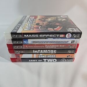 Sony Playstation 3 PS3 6 Game Lot Complete CIB Very Good Tested